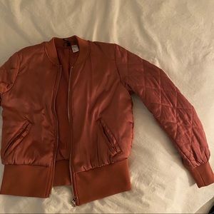 H&M Rose gold Bomber